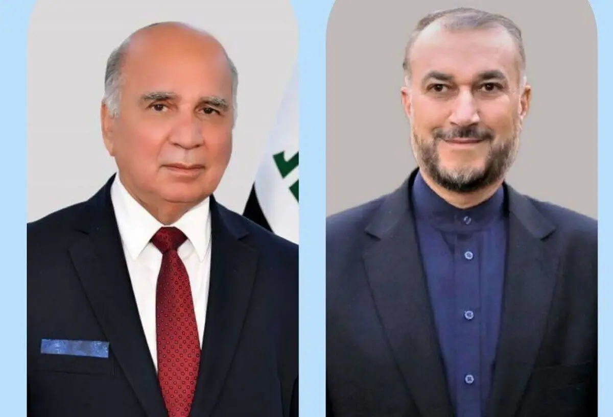 وزیرا الخارجیة الإیرانی والعراقی یشددان على ضرورة الإسراع بتنفیذ الاتفاقیات بین البلدین