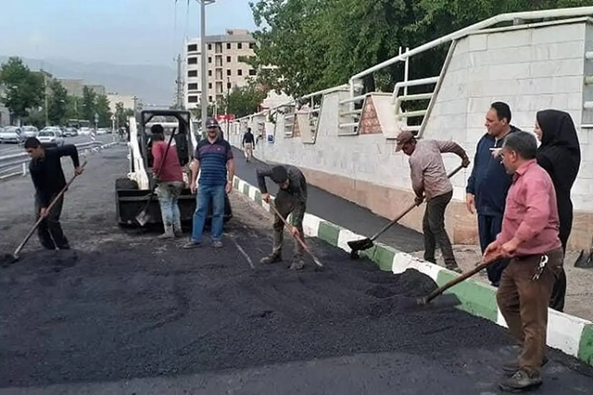 پخش و اجرای ۴۱۰ هزار تن آسفالت در سطح معابر تهران در سه ماهه نخست ۱۴۰۲ 