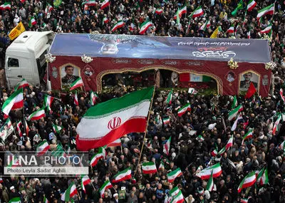 مراسم تشییع پیکر دریابان شهید تنگسیری