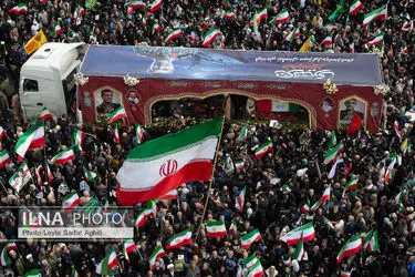 مراسم تشییع پیکر دریابان شهید تنگسیری