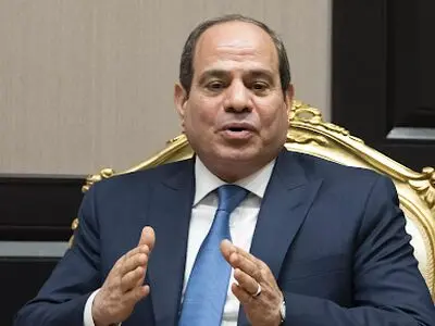 دیدار فیدان با رئیس جمهور مصر در قاهره
