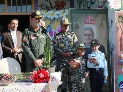 برگزاری مراسم آغاز سال تحصیلی جدید در پایگاه هوایی شهید فکوری