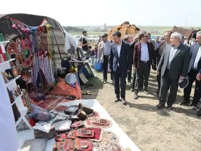 حضور هنرمندان صنایع‌دستی در 28 غرفه جشنواره کوچ عشایر شاهسون مغان