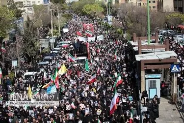 مراسم تشییع شهدای جنایات آمریکایی - صهیونی در اصفهان