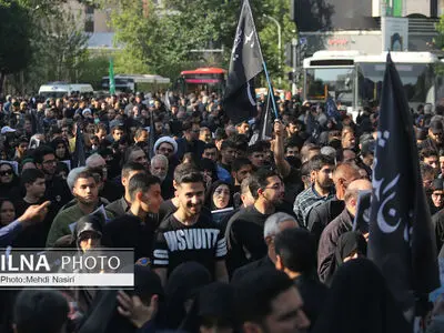 پوشش امدادی مراسم تشییع رئیس جمهور توسط ۱۷۰۰ نیروی عملیاتی  هلال احمر 