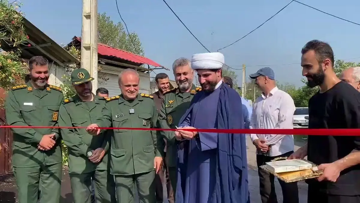 افتتاح طرح آسفالت ۶ هزار مترمربع راه روستایی سوقه در شهرستان رشت