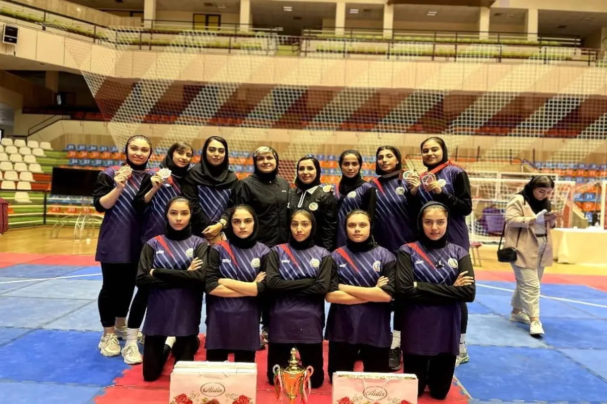 تیم تکواندوی دختران قزوین در المپیاد استعدادهای برتر کشور سوم شد