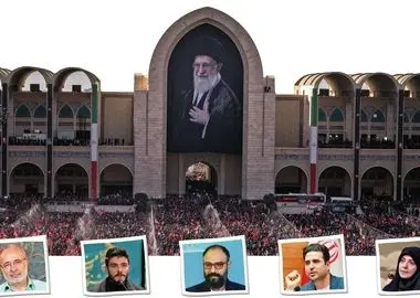 واکنش بازیگران و مجریان تلویزیون به حضور مردم در آیین تشییع رهبر شهید 