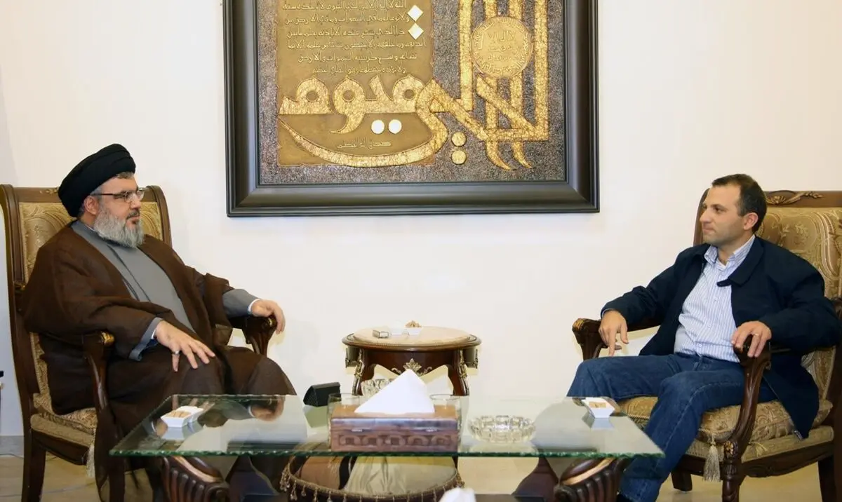 دیدار نصرالله با وزیر خارجه لبنان