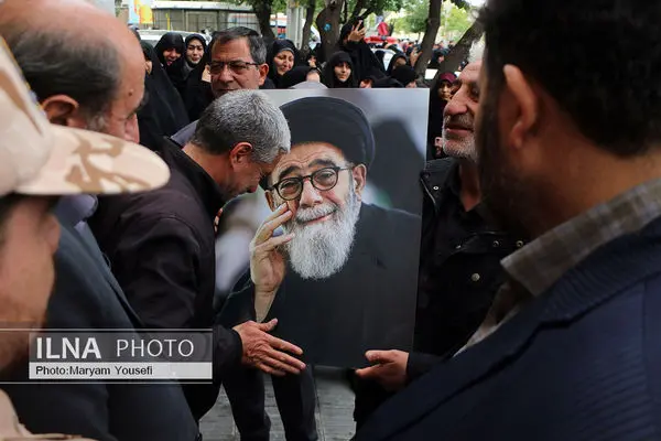 گردهمایی مردم تبریز در سوگ امام جمعه