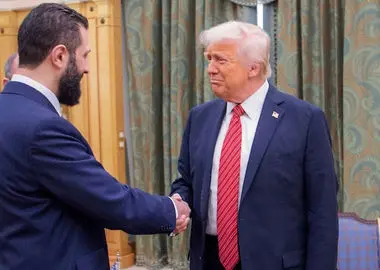 ابومحمد الجولانی وارد کاخ سفید شد