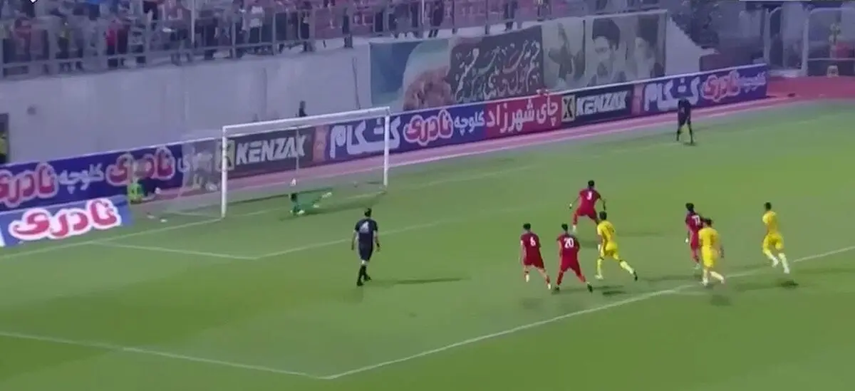 ویدئو: گل اول نساجی به فجر توسط ربیع‌زاده 