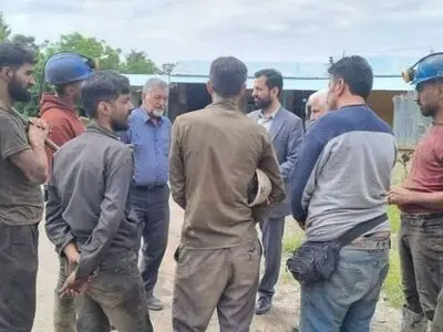 برداشت ذغال‌سنگ در یک تونل معدن ملچ‌آرام متوقف شد