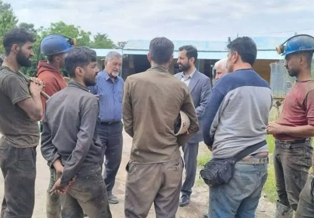 برداشت ذغال‌سنگ در یک تونل معدن ملچ‌آرام متوقف شد