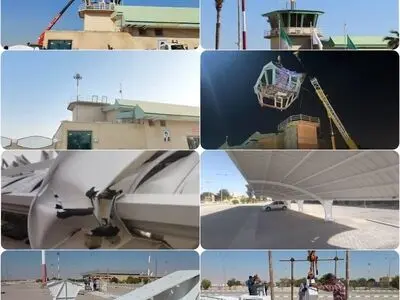 آغاز عملیات بزرگ ساخت برج مراقبت پرواز جدید فرودگاه بین‌المللی شهدای لامرد