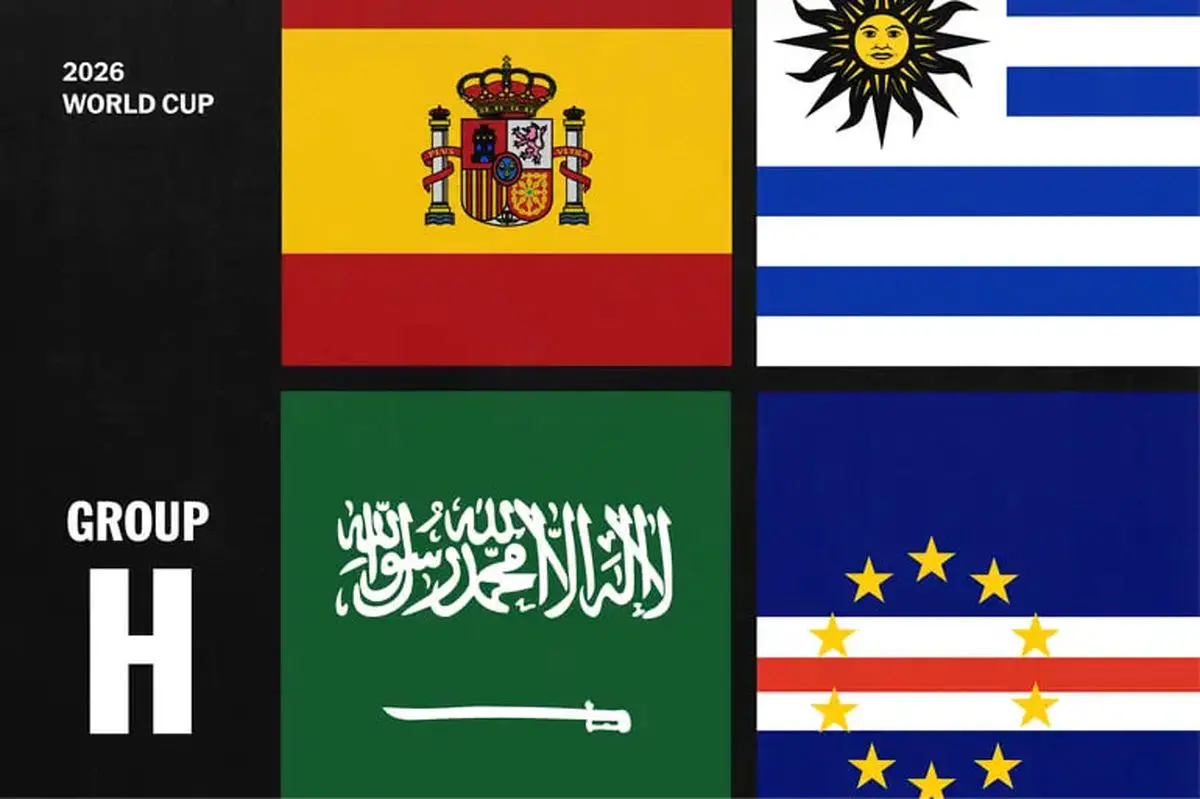 معرفی گروه H در جام جهانی ۲۰۲۶: اسپانیا، کیپ‌وِرد، عربستان سعودی و اروگوئه