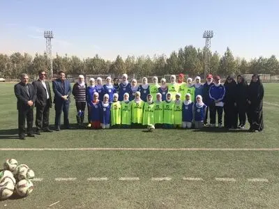حضور ساکت در تمرین تیم ملی نونهالان بانوان