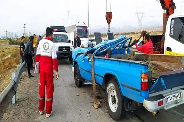 تصادف در محور جوانرود به کوزران با یک کشته و ۱۰ زخمی