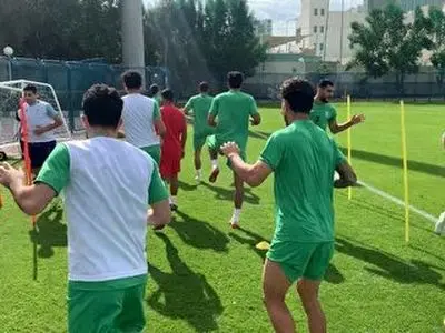 دو نوبت تمرین تاکتیکی تیم امید در اردوی دبی