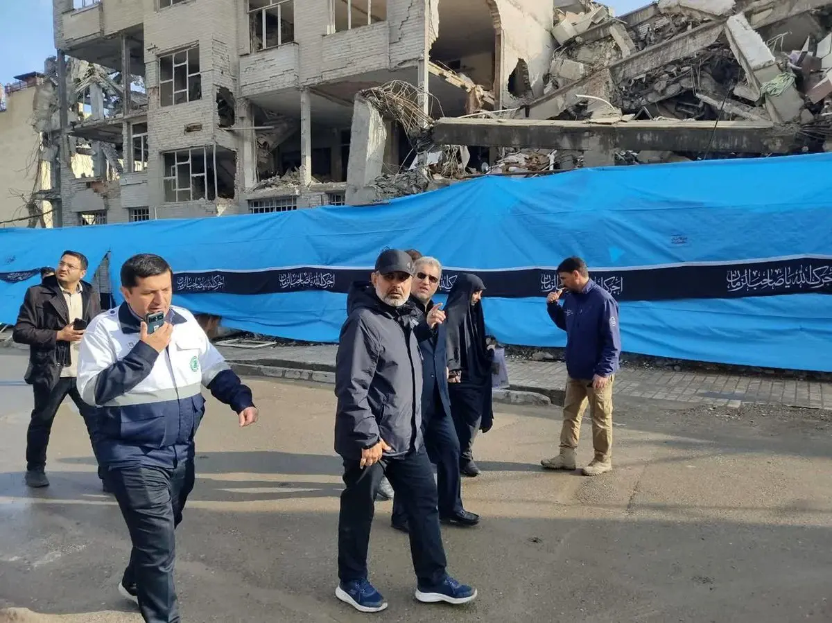  بازدید میدانی معاون قضایی دادستانی کل کشور از مناطق آسیب‌دیده و مراکز اسکان اضطراری