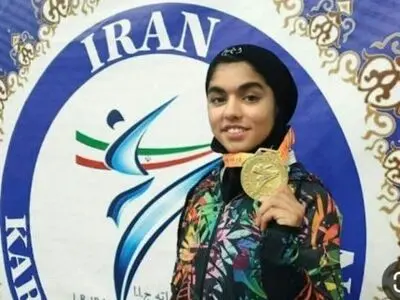 کسب مدال طلای مسابقات آسیایی کاراته توسط دانش آموز دختر کرمانی