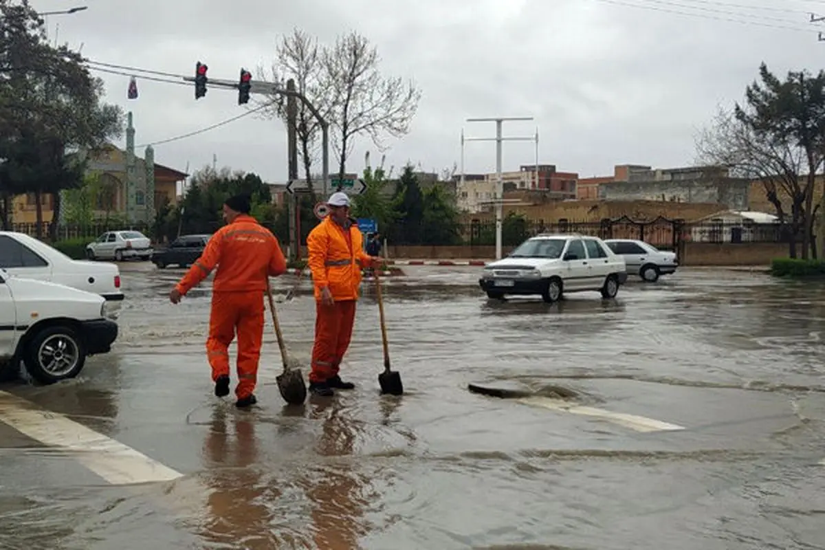 احتمال سیلاب و آبگرفتگی معابر در گلستان