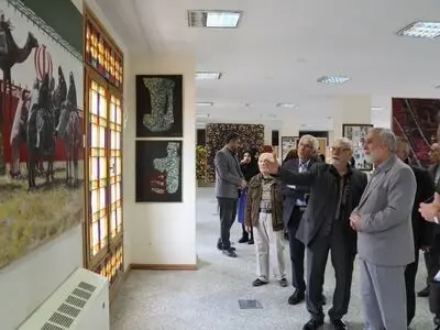 برگزاری افتتاحیه نمایشگاه آثار گریگور یعقوبی در بنیاد ایران‌شناسی 