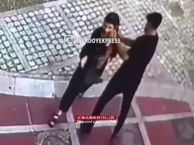 سرقت به عنف در محله سعادت آباد تهران + فیلم