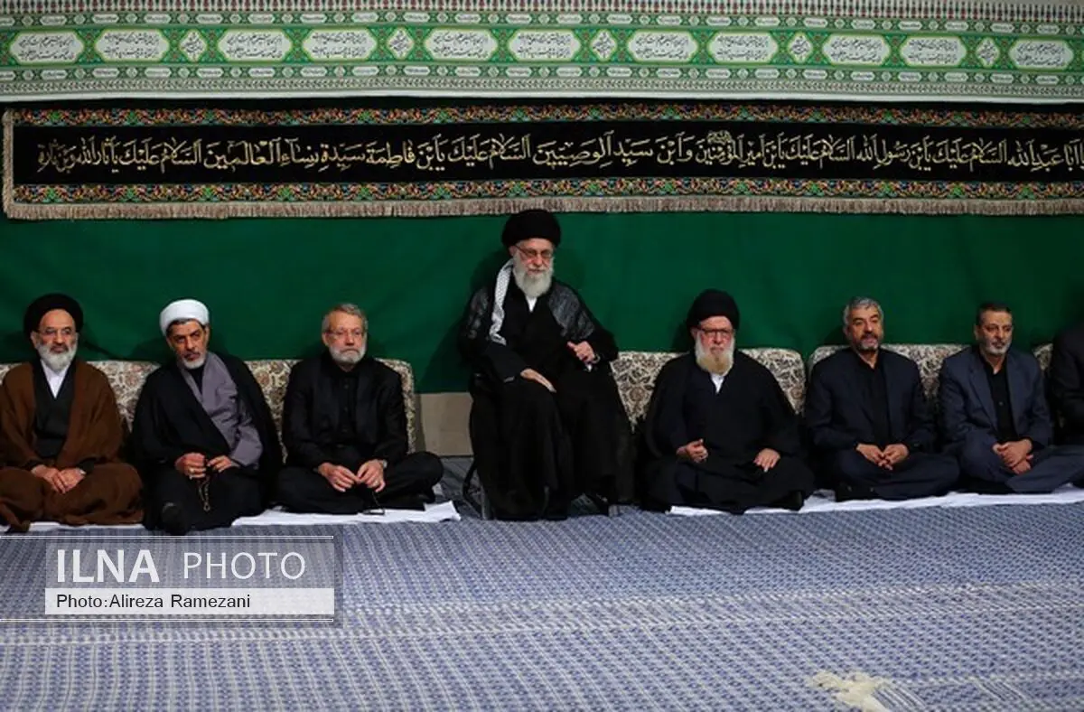 مراسم عزاداری شب تاسوعای حسینی (علیه‌السلام) در حسینیه امام خمینی برگزار شد