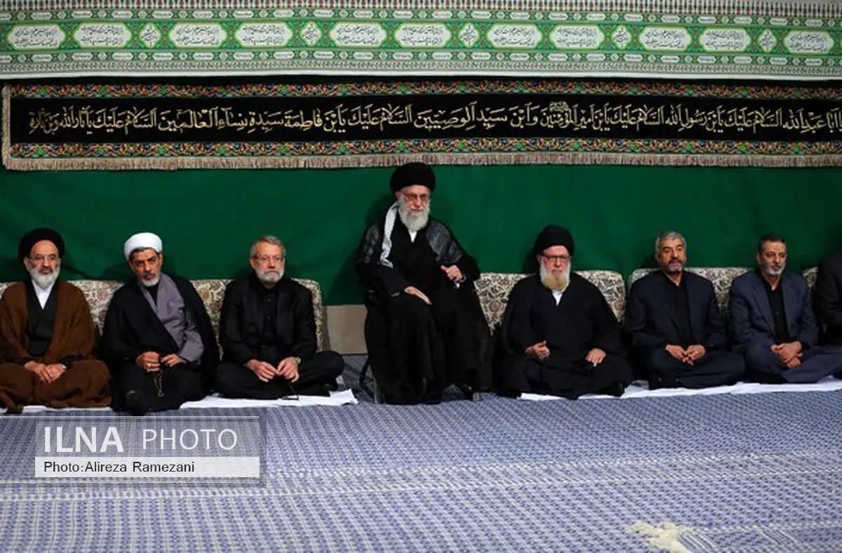 مراسم عزاداری شب تاسوعای حسینی (علیه‌السلام) در حسینیه امام خمینی برگزار شد