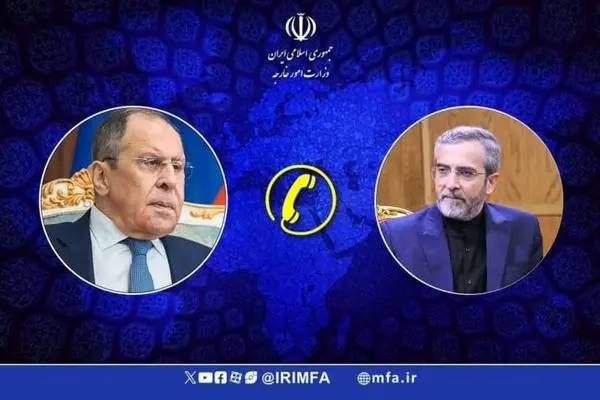 Bagheri and Lavrov discuss bilateral relations