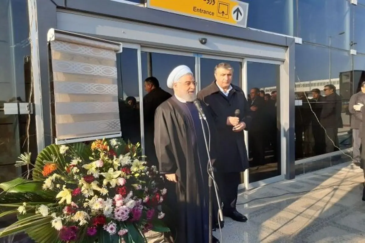 افتتاح ساختمان جدید ترمینال فرودگاه بین المللی اردبیل