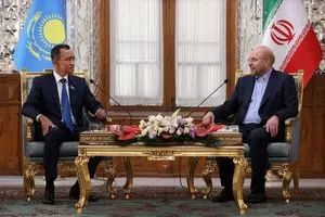  رئیس مجلس سنای قزاقستان با قالیباف دیدار کرد