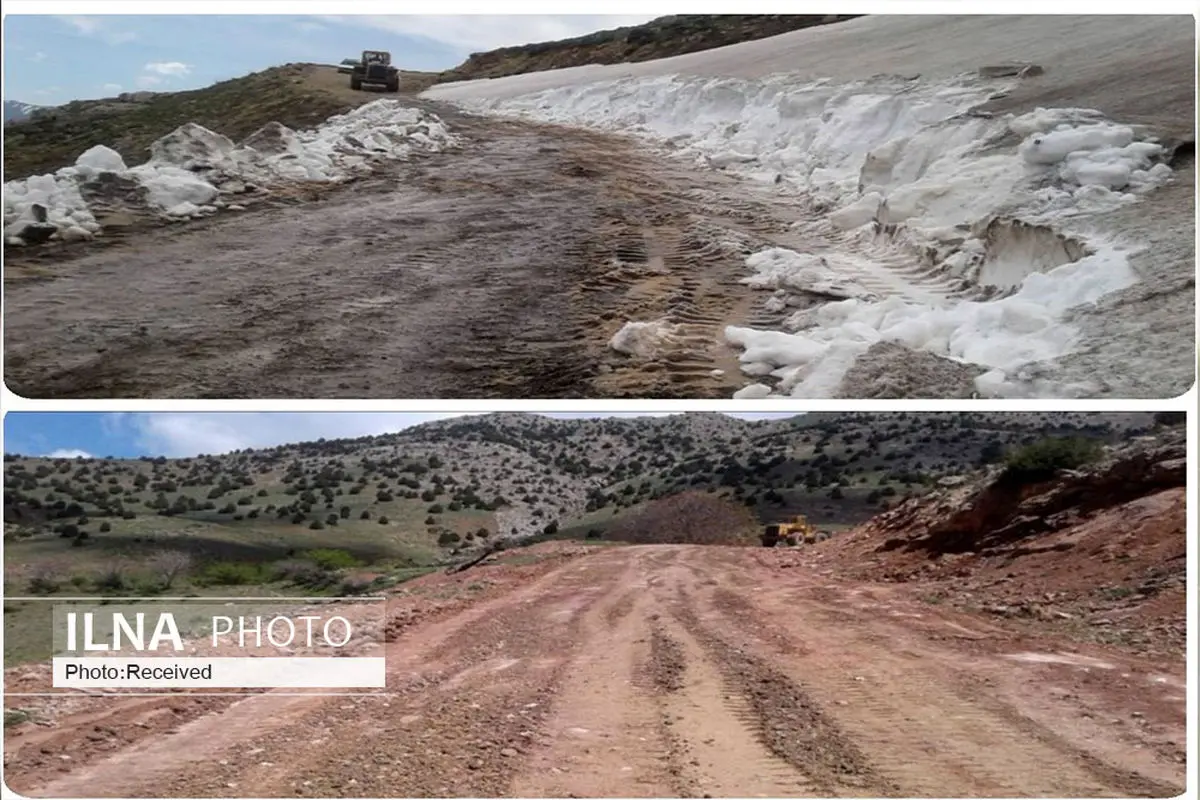 محور روستایی ویار به سپارده در الموت بازگشایی شد