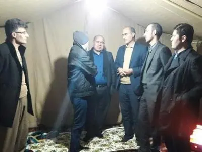 بازدید نمایندگان فدراسیون فوتبال و سازمان لیگ از موکب شهدای ‏ورزشکار ‏