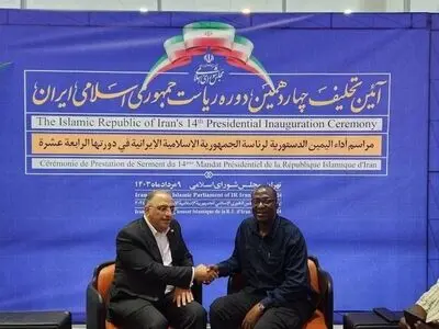 ورود نایب رئیس مجلس غنا در راس هیئتی به تهران