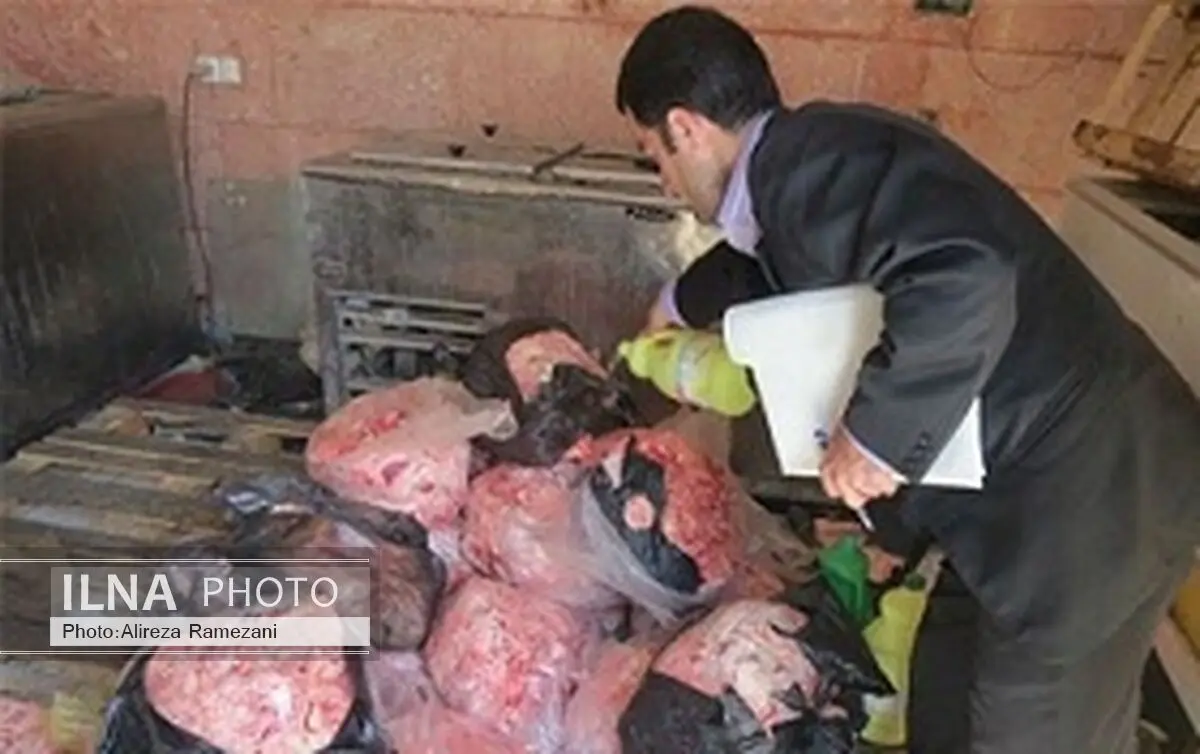 کشف 3 تن گوشت گرم تاریخ مصرف گذشته در کرمانشاه