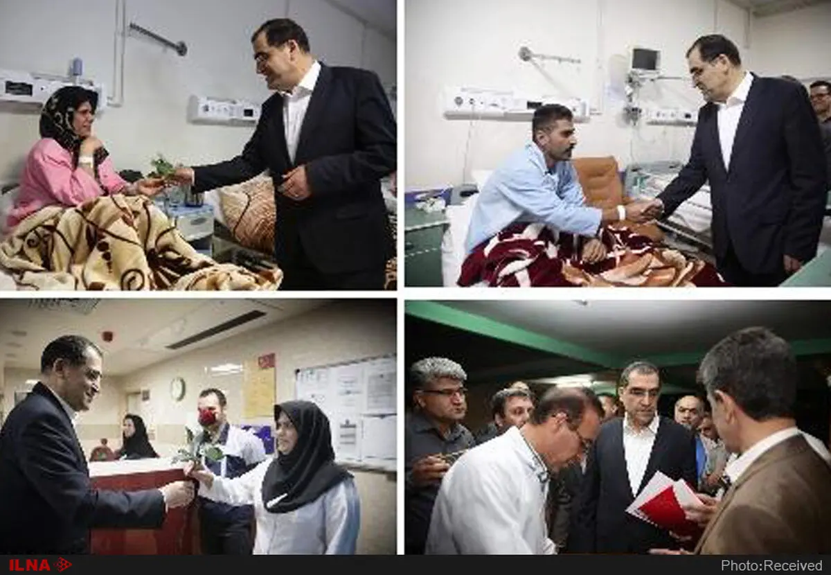 بازدید شبانه وزیر بهداشت از چندین بیمارستان پایتخت