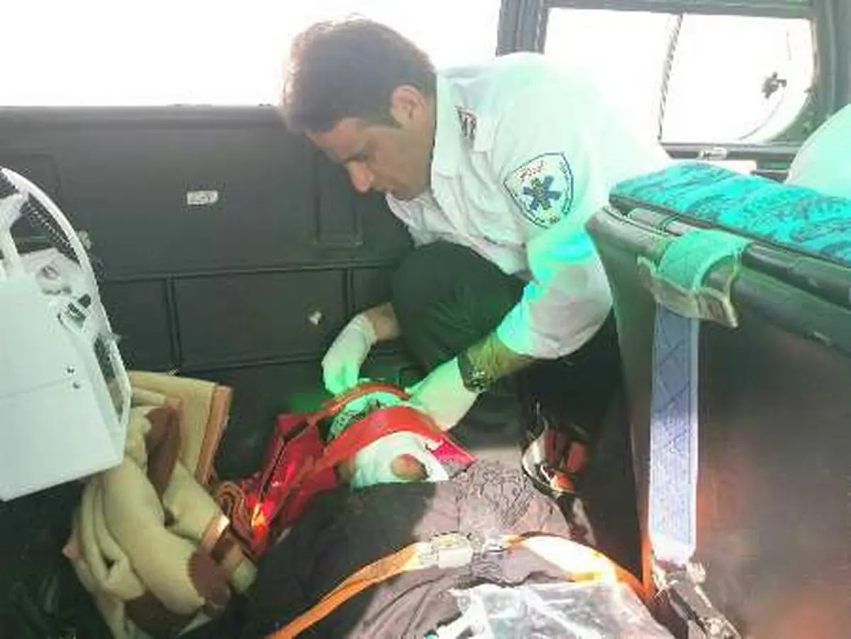 نجات مادر و فرزند مصدوم با امداد هوایی در بویراحمد