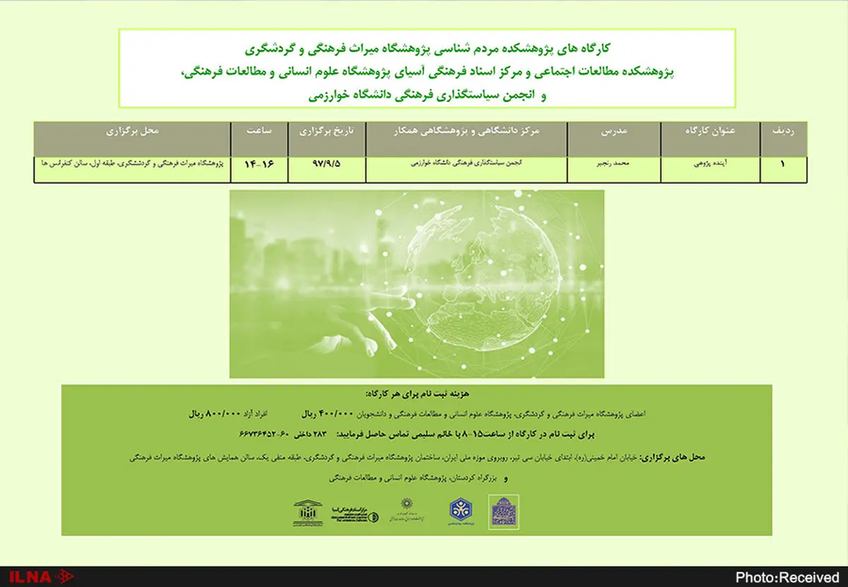 برگزاری کارگاه آینده پژوهی در پژوهشکده مردم شناسی