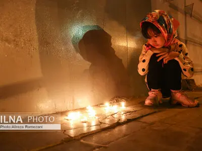 مراسم شام غریبان حسینی در میدان امام حسین (ع)