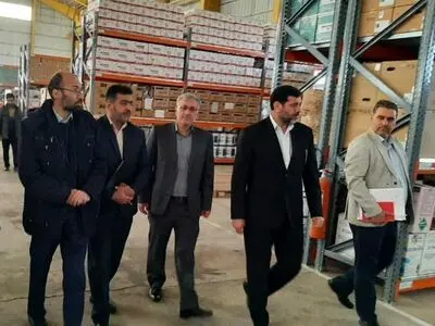 بازدید معاون راهبردی قوه قضاییه از انبار اموال تملیکی زنجان 