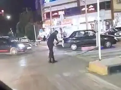 کار متفاوت پلیس بعد از تصادف + فیلم