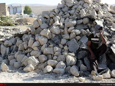 دشت ذهاب در پنجمین روز پس از زلزله/1
