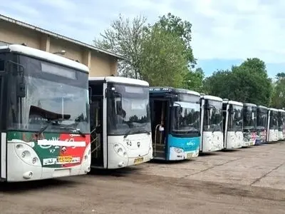 رایگان شدن اتوبوس‌های شهری مرکز گیلان