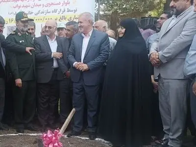 اجرای مراسم کلنگ زنی چهار تقاطع غیر همسطح در بروجرد