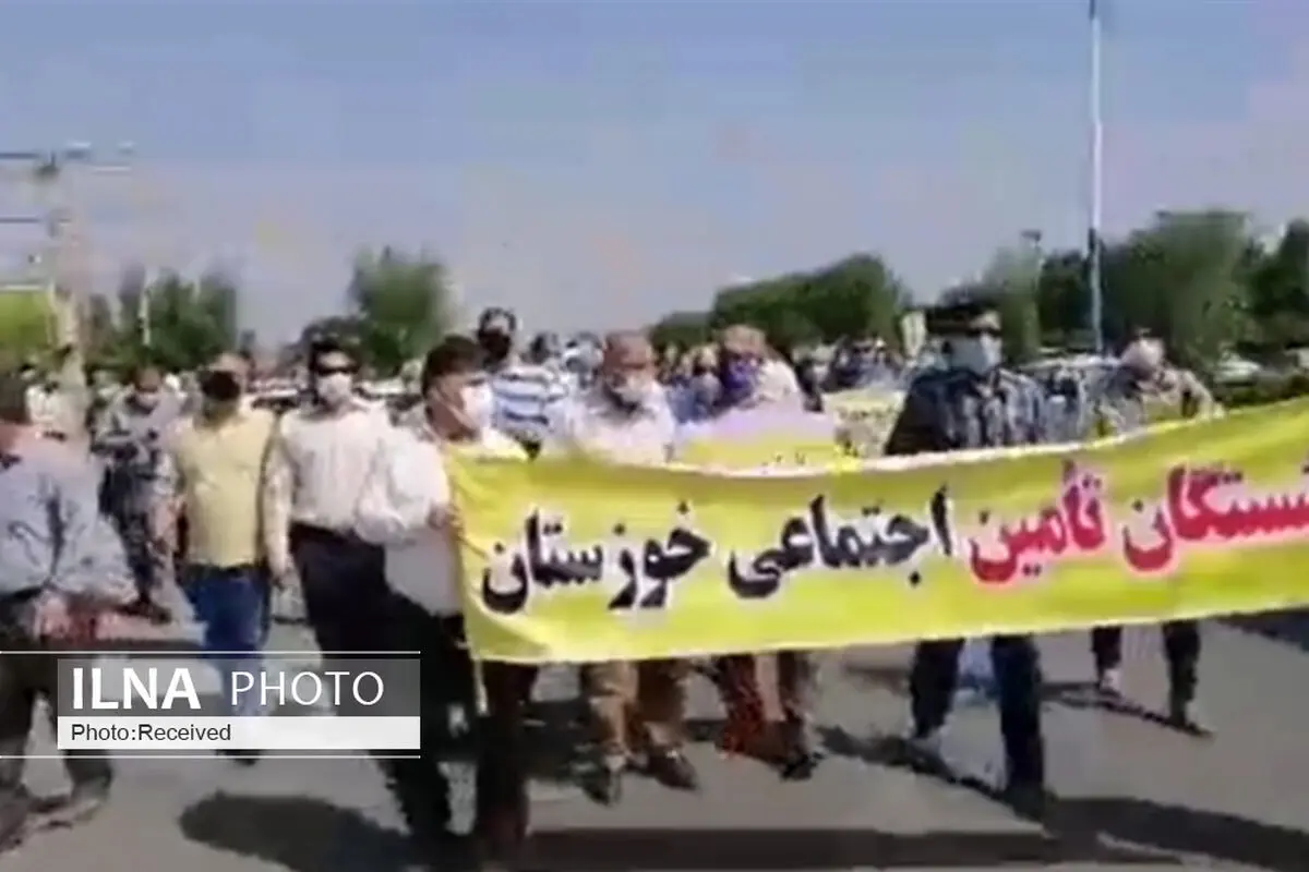 خواسته‌ی بازنشستگان اهوازی از تجمع امروز/ اول متناسب‌سازیِ ۹۹ بعد افزایش پایه حقوق!
