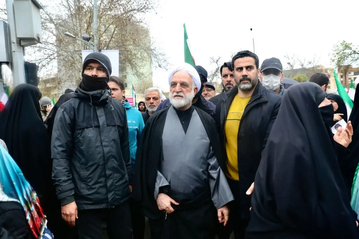 حضور رئیس قوه قضاییه در راهپیمایی روز جهانی قدس در تهران