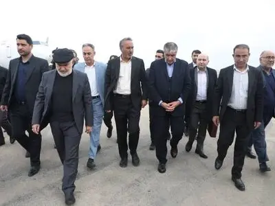 رئیس سازمان انرژی اتمی وارد خوزستان شد