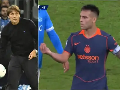 درگیری لفظی عجیب میان لائوتارو و کونته در بازی اینتر-ناپولی
